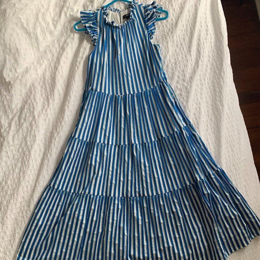 J. Crew striped midi dress XXS - Picture 3 of 6